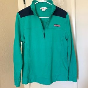 Women’s Vineyard Vines Shep Shirt Quarter Zip M